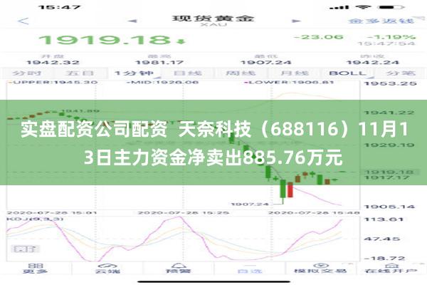 实盘配资公司配资  天奈科技（688116）11月13日主力资金净卖出885.76万元